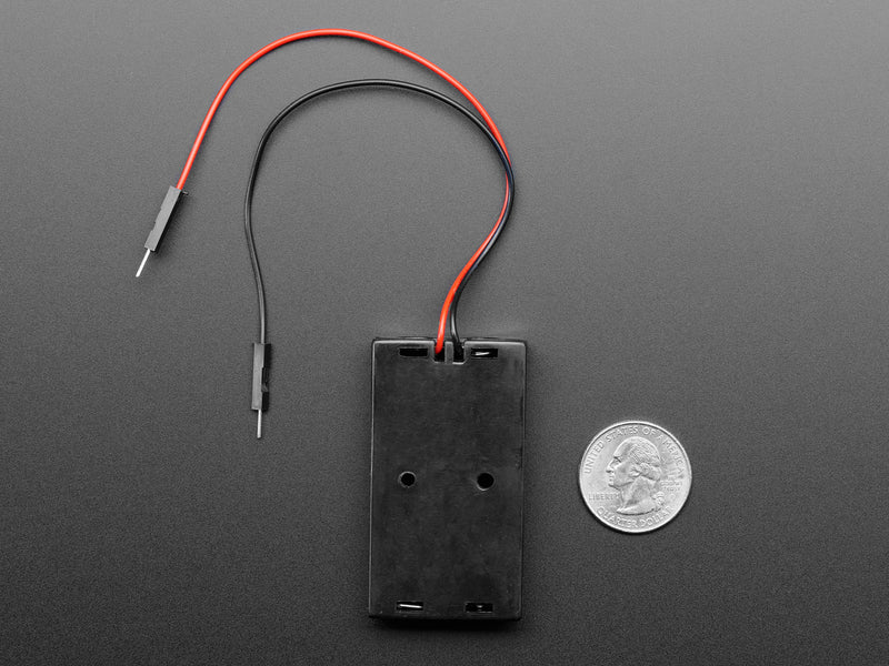2 x AA Battery Holder with Premium Jumper Header Wires