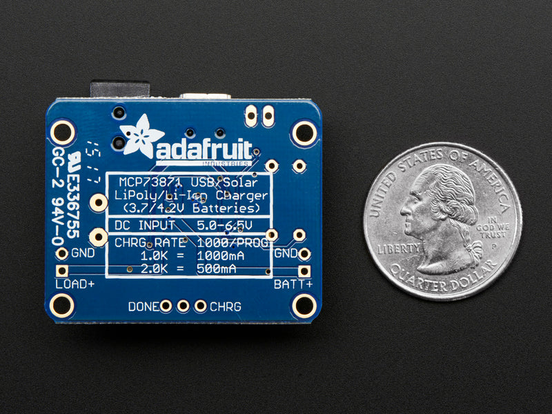 USB / DC / Solar Lithium Ion/Polymer charger