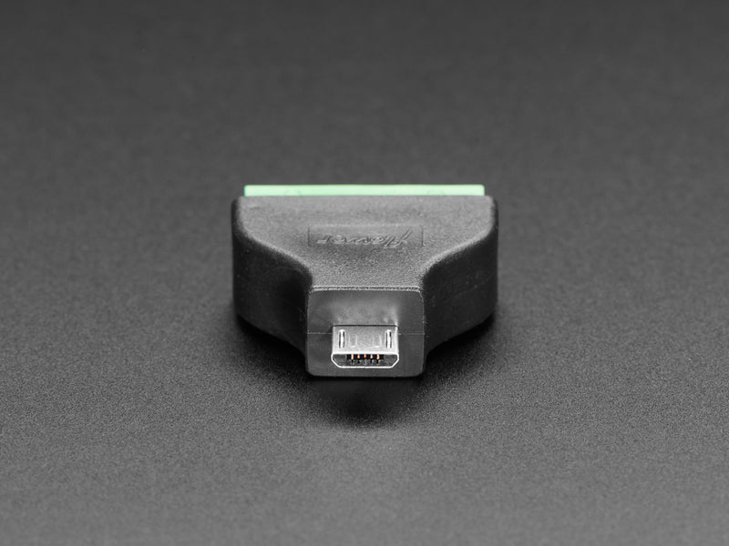 USB Micro B Male Plug to 5-pin Terminal Block