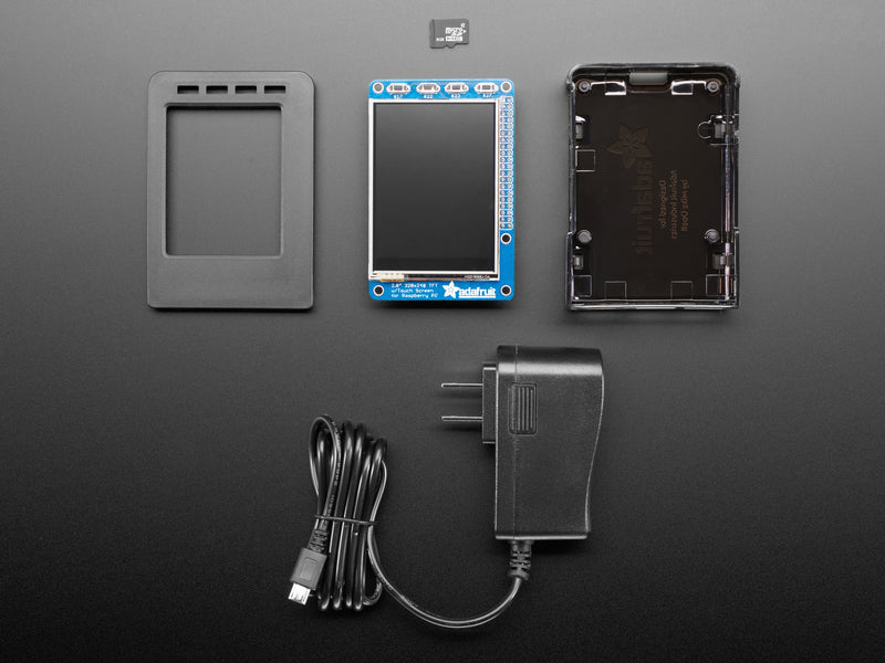 Ad Blocking Kit for Pi-Hole with 2.8\" PiTFT - No Soldering!
