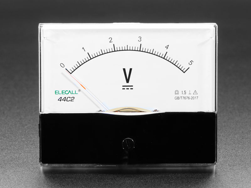 Large 5V Analog Panel Meter