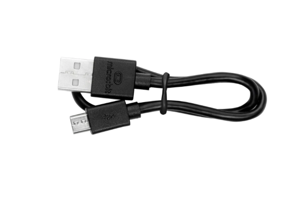 USB A to Micro USB Cable (30cm Black)