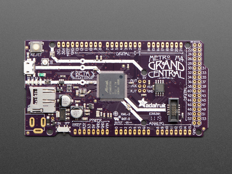 Adafruit Grand Central M4 Express featuring SAMD51