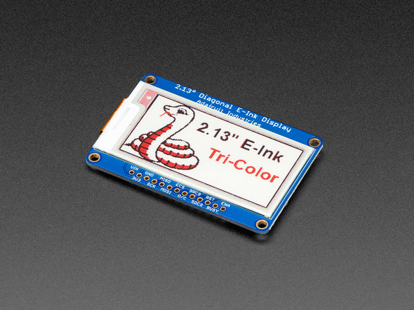 Adafruit 2.13\" Tri-Color eInk / ePaper Display with SRAM