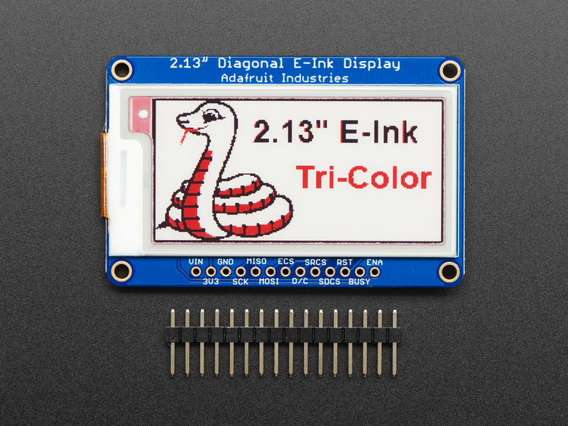 Adafruit 2.13\" Tri-Color eInk / ePaper Display with SRAM