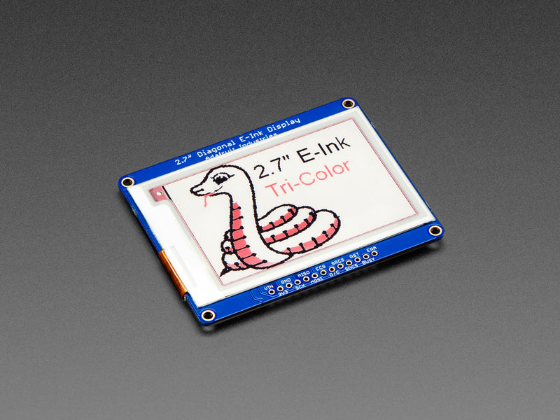 Adafruit 2.7\" Tri-Color eInk / ePaper Display with SRAM