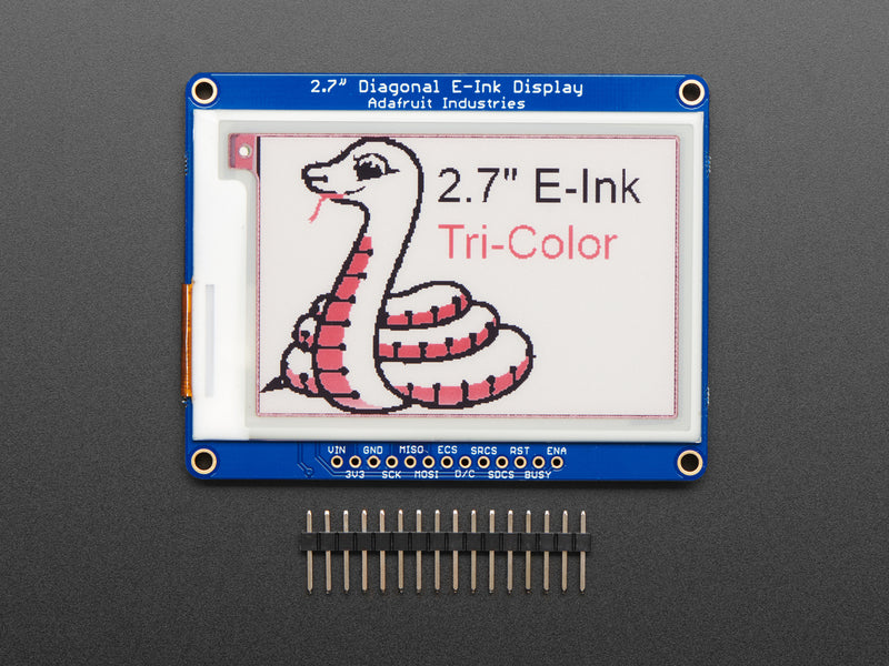 Adafruit 2.7\" Tri-Color eInk / ePaper Display with SRAM