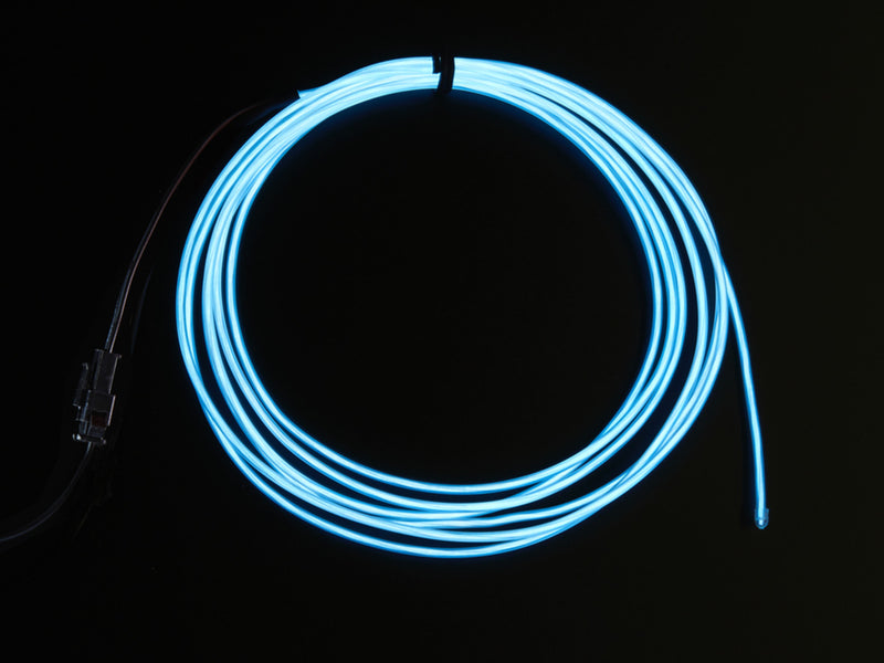 White Electroluminescent (EL) Wire - 2.5 meters
