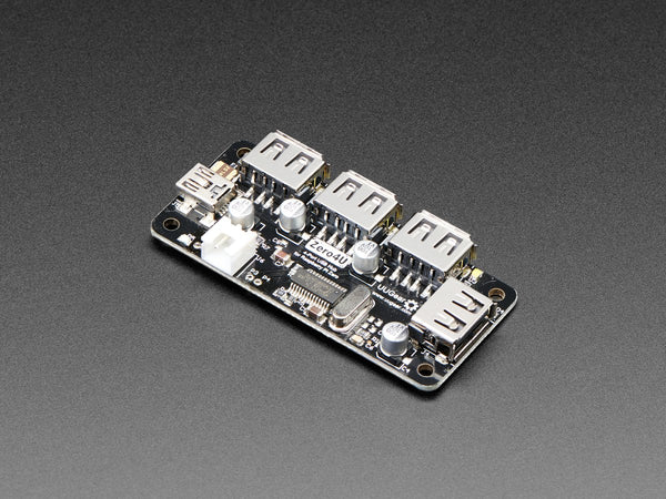 Zero4U - 4-Port USB Hub without Pogo Pins