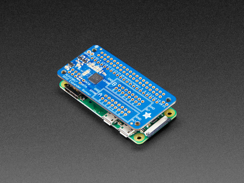 Adafruit GPIO Expander Bonnet - 16 Additional I/O over I2C