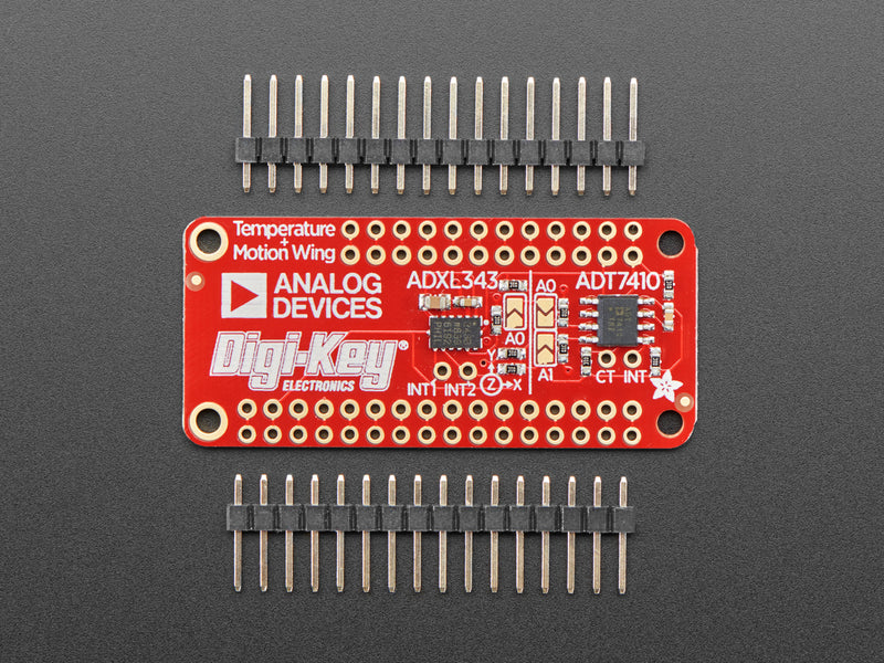 Adafruit ADXL343 + ADT7410 Sensor FeatherWing