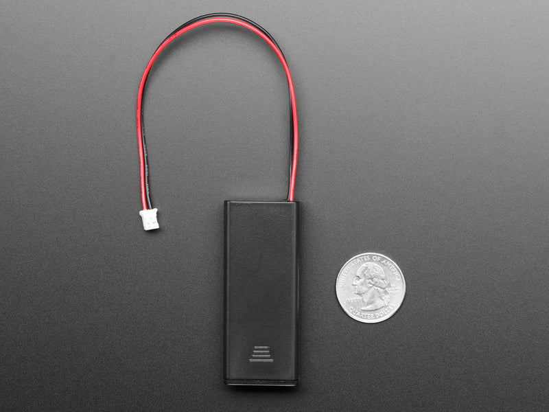 2 x AAA Battery Holder with On/Off Switch & JST PH Connector