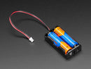 2 x AA Open Battery Holder with JST PH Connector