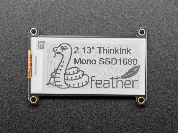 Adafruit 2.13\" Monochrome eInk / ePaper Display FeatherWing