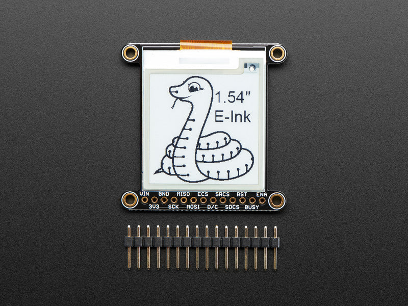 Adafruit 1.54\" Monochrome eInk / ePaper Display with SRAM