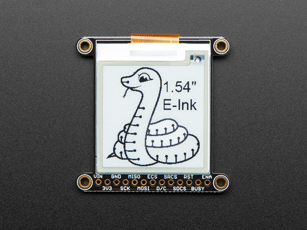 Adafruit 1.54\" Monochrome eInk / ePaper Display with SRAM