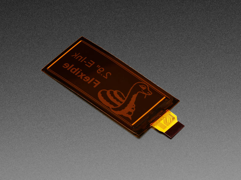 2.9\" Flexible 296x128 Monochrome eInk / ePaper Display