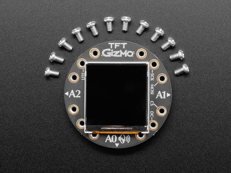 Circuit Playground TFT Gizmo - Bolt-on Display + Audio Amplifier