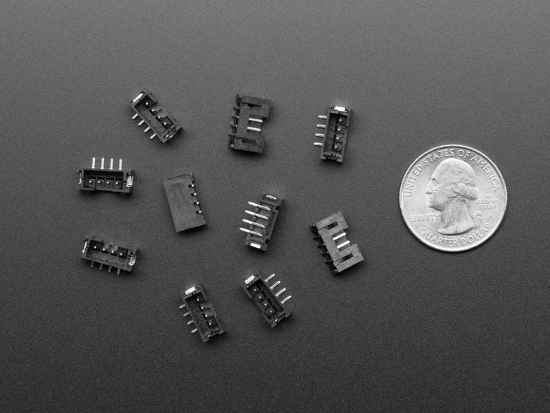 JST PH 4-pin Vertical Connector (10-pack) - STEMMA