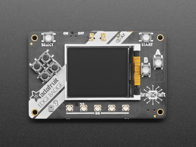 Adafruit EdgeBadge - TensorFlow Lite for Microcontrollers