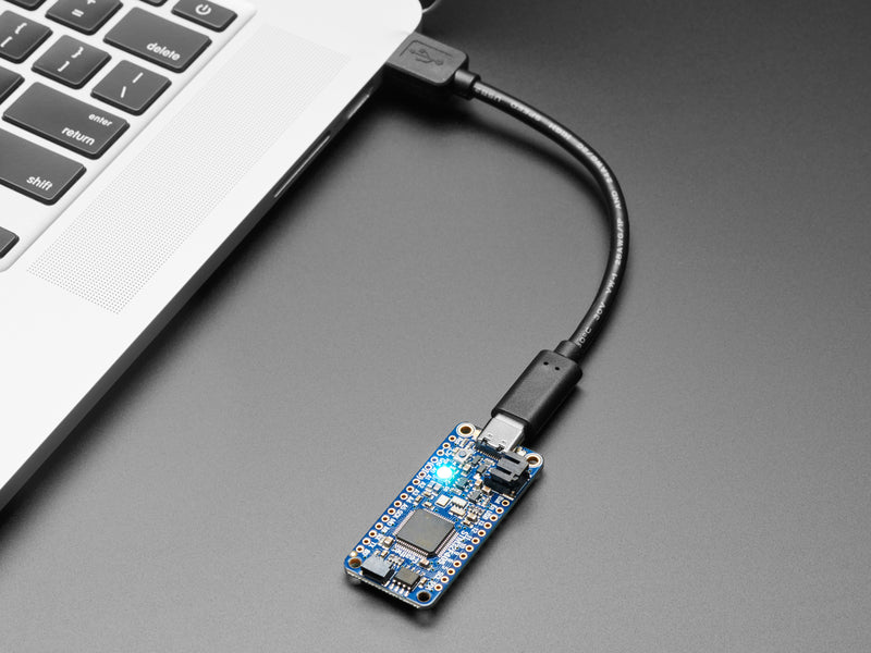 USB Type A to Type C Cable - 6" long