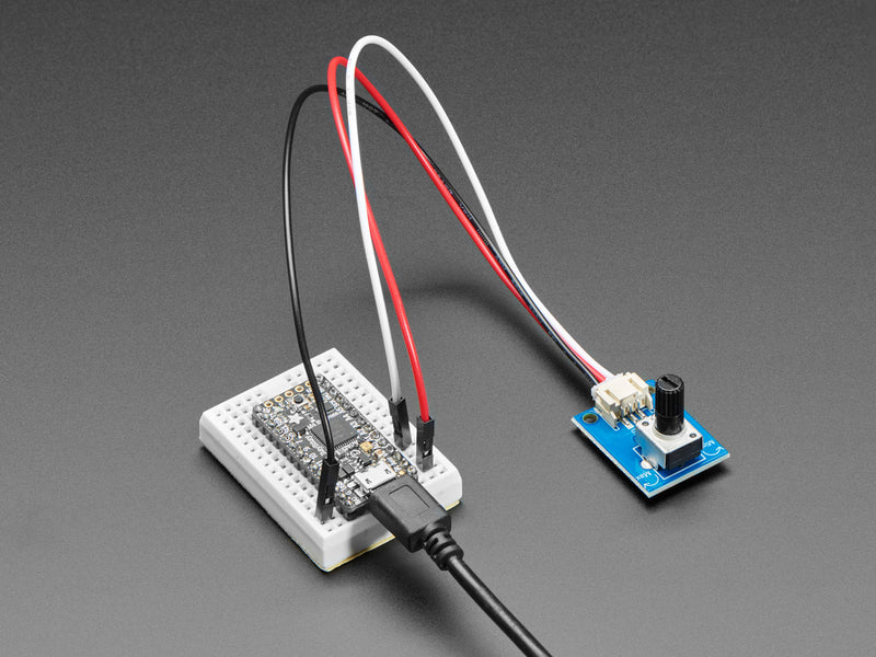 STEMMA Wired Potentiometer Breakout Board - 10K ohm Linear