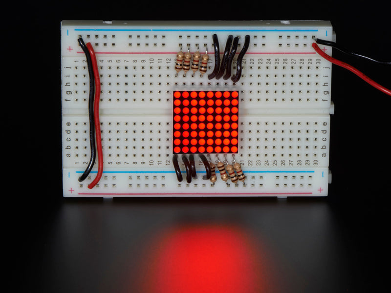 Miniature 8x8 Red LED Matrix