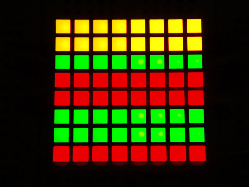 Small 1.2\" 8x8 Bi-Color (Red/Green) Square LED Matrix