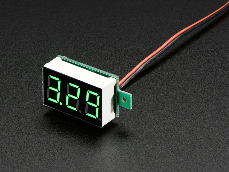 Mini 2-wire Volt Meter (3.2 - 30 VDC)