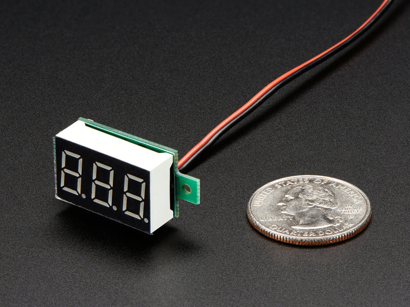 Mini 2-wire Volt Meter (3.2 - 30 VDC)