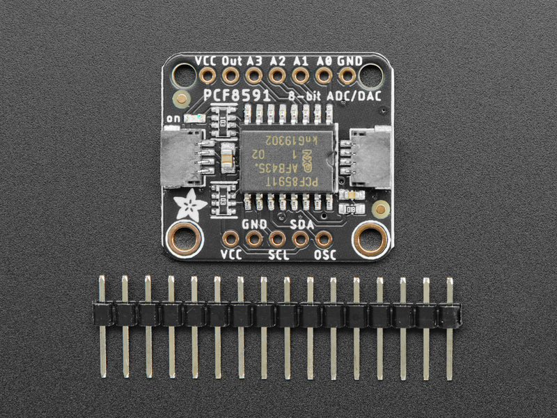 Adafruit PCF8591 Quad 8-bit ADC + 8-bit DAC - STEMMA QT / Qwiic