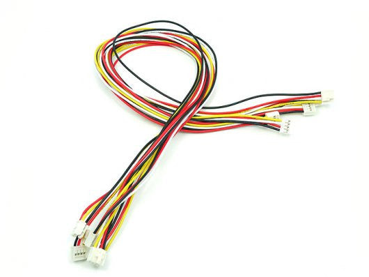 Grove - Universal 4 Pin Buckled 50cm Cable (5 PCs Pack) - Buy - Pakronics®- STEM Educational kit supplier Australia- coding - robotics