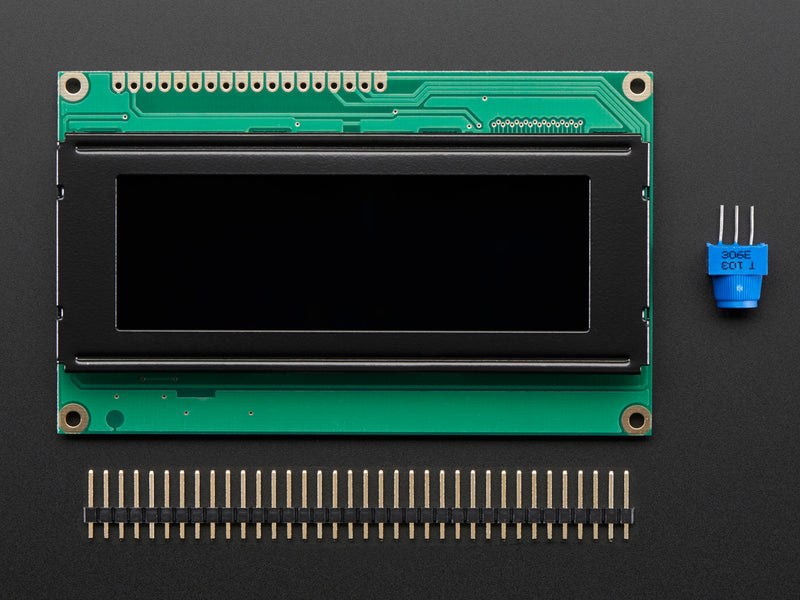 RGB backlight negative LCD 20x4 + extras