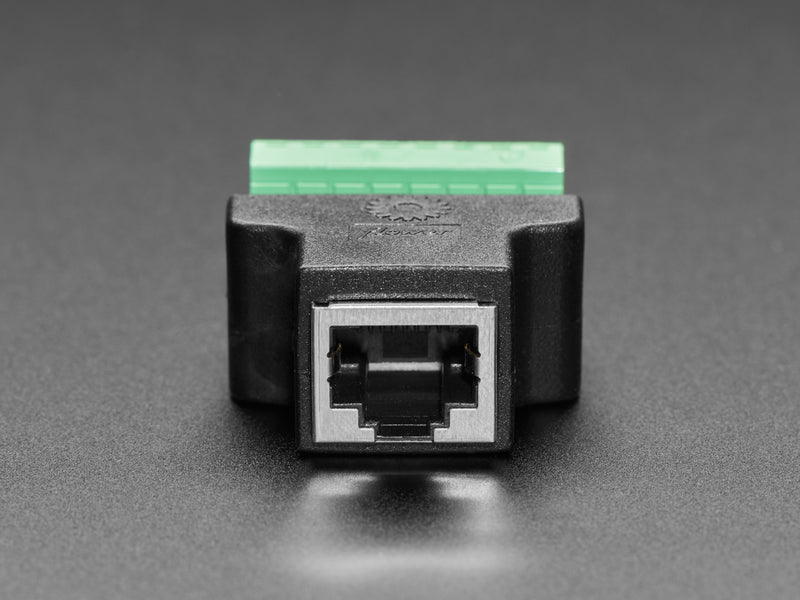 RJ-45 Terminal Block to Ethernet Socket Adapter