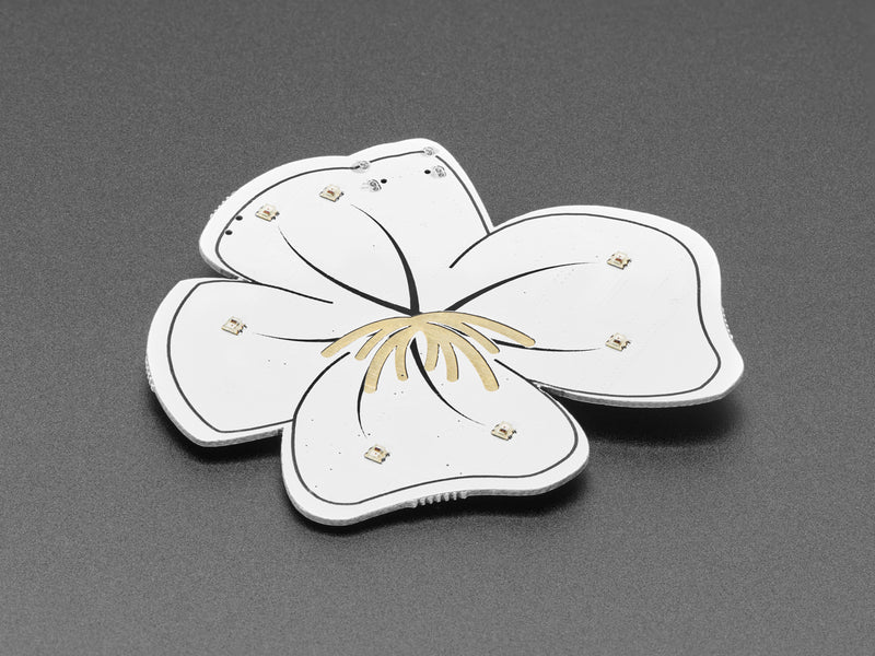 Kitty's Flowers - Pair of Bluetooth Wearable Brooches
