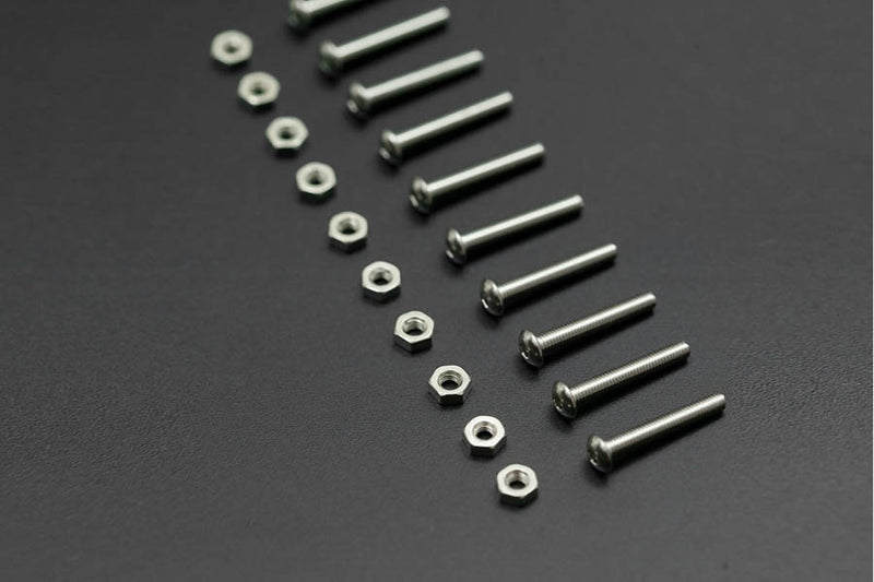 M3x20 screw low profile hex head cap screw 10 sets - Buy - Pakronics®- STEM Educational kit supplier Australia- coding - robotics