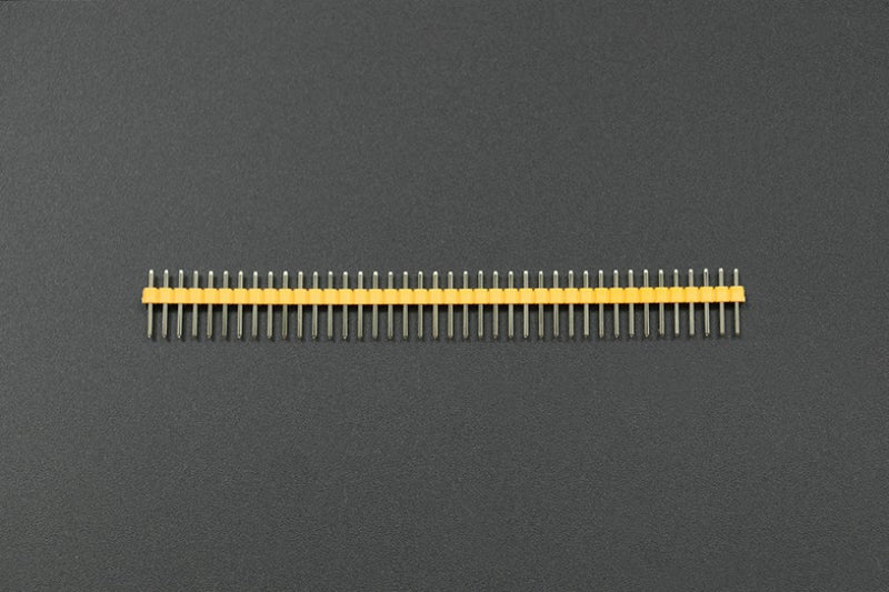 40 Pin Headers 0.1"  - Straight (Yellow 10 Pcs ) - Buy - Pakronics®- STEM Educational kit supplier Australia- coding - robotics