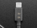 USB Type C 3.1 PD to 5.5mm Barrel Jack Cable - 9V 5A Output