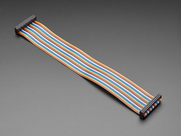 Buy Rainbow 34-pin Dual Row IDC Floppy Ribbon Cable - 30cm long