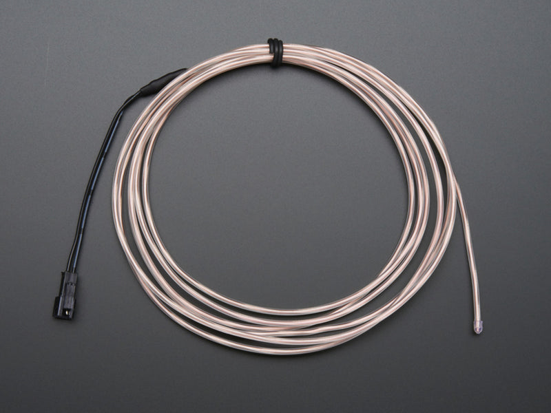 EL wire starter pack - White 2.5 meter (8.2 ft)