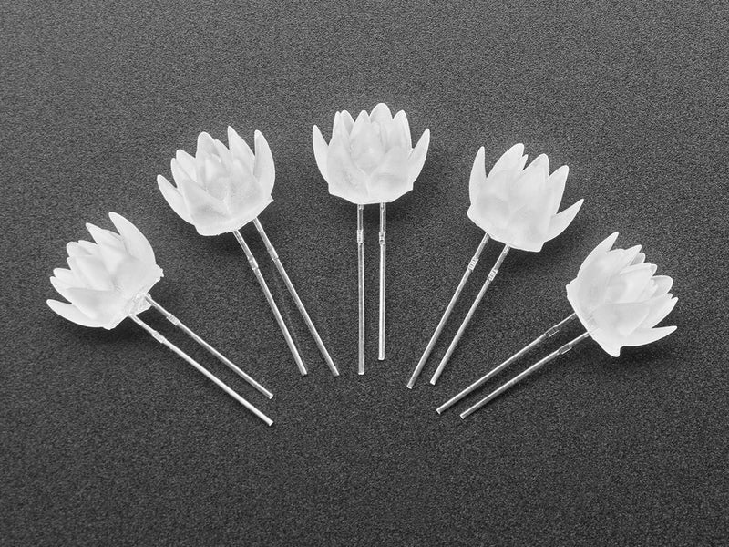 dLUX-dLITE Green Succulent Shape LEDs 5 Pack by Unexpected Labs