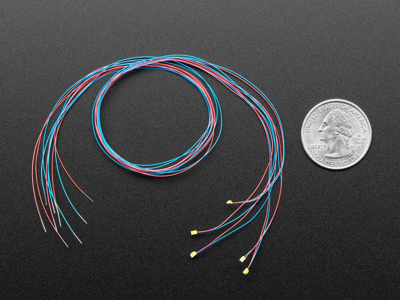 Miniature Wired LEDs - 0805 SMT LED - Warm White - 5 pack