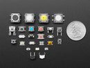 Tactile Switch Assortment - 25 Different Buttons - 10 pcs each