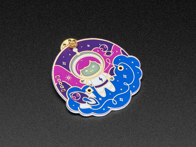Space Girl Badge Soldering Kit by Elkei Education