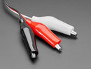 Shrouded Servo to Alligator Clip Cable - 17cm long