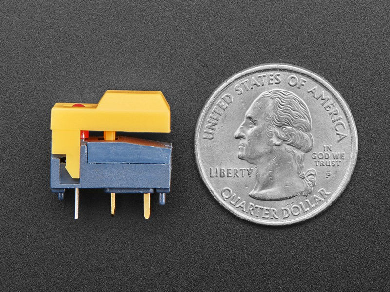 Step Switch with LED - Three Pack of Yellow with Red LED