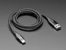 Buy Black Woven USB A or Type-C to Type-C Cable with Magnetic Tip