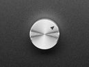 Anodized Aluminum Machined Knob - Silver - 20mm Diameter