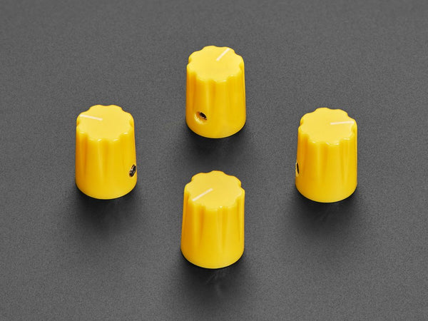Buy Yellow Micro Potentiometer Knob - 4 pack