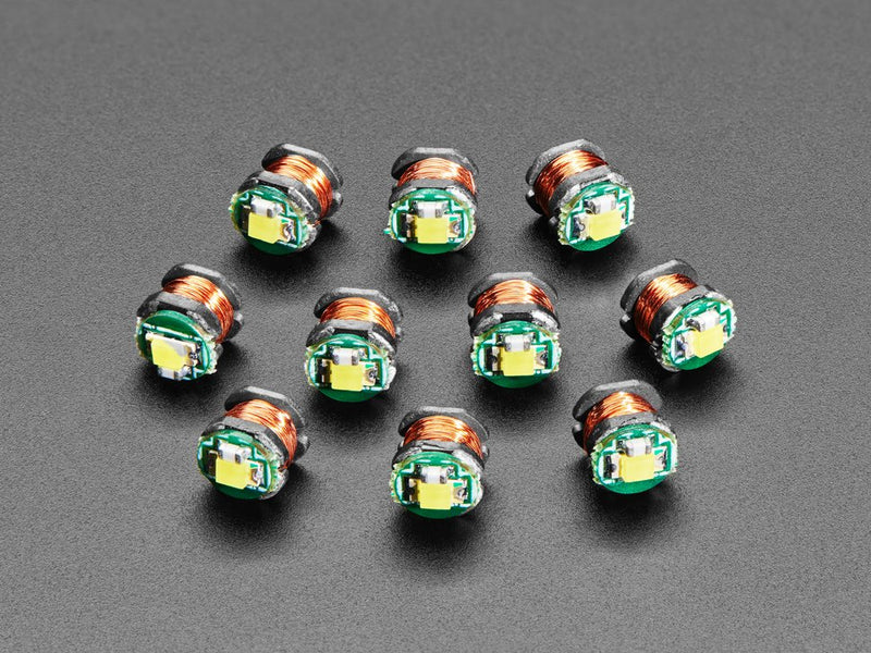 Large Inductive Wireless LEDs - 10 Pack - White